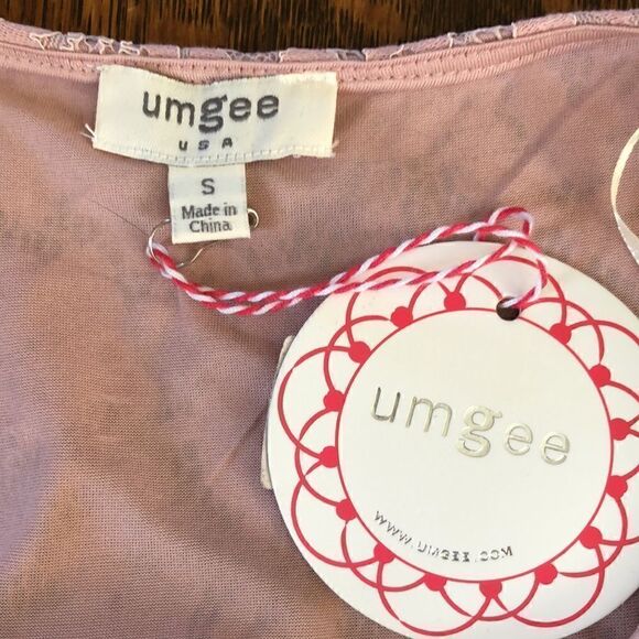 NEW Umgee Pink Lace Soft Girl Shift Dress SzS NWT - Picture 5 of 9